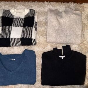 Group of 4 Sweaters (Abercrombie, American Eagle, & Other Stories